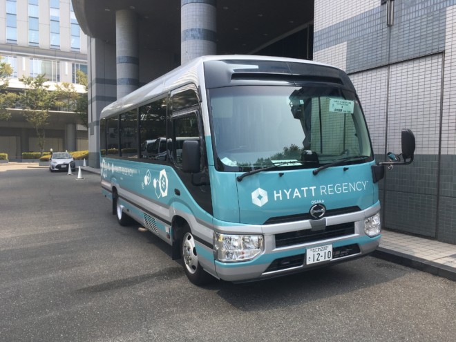 ハイアットリージェンシー 大阪のシャトルバス