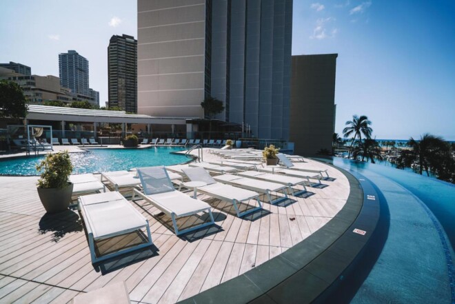 ハワイ プリンスホテル ワイキキのプール