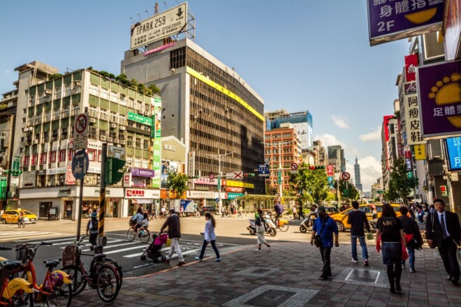 台北の街