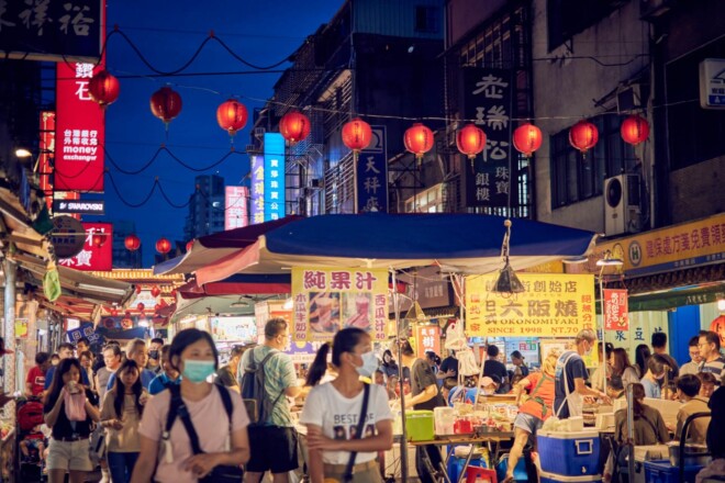 台北の夜市