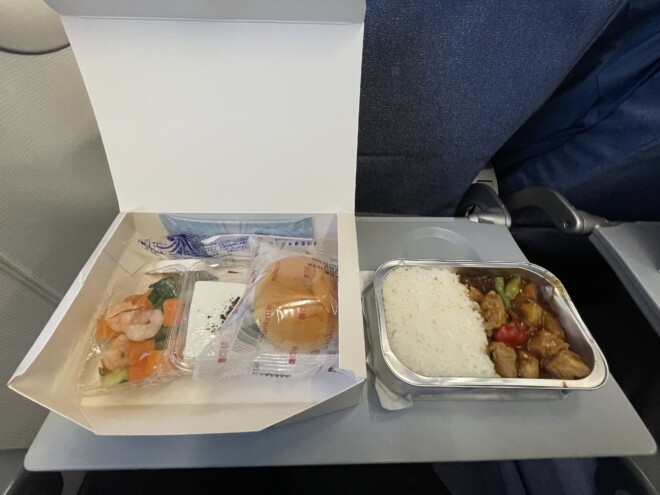 中国国際航空の機内食