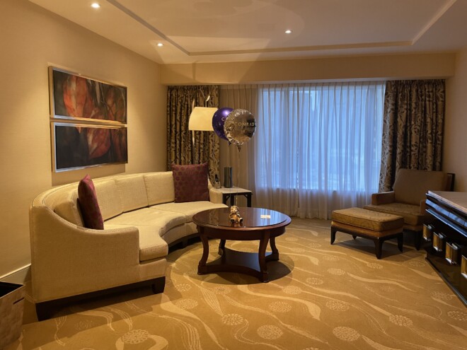 コンラッドマカオのスイートルーム