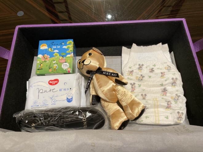 コンラッドマカオのキッズアメニティ