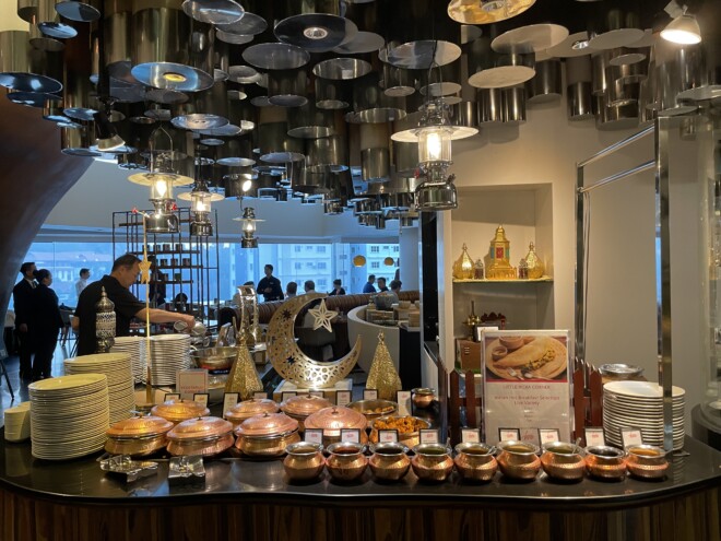 ヒルトンクアラルンプールの朝食ビュッフェ