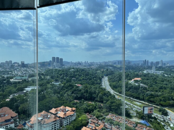 ヒルトンクアラルンプールのエグゼクティブラウンジ