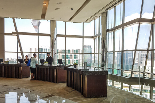 グランドハイアット クアラルンプールのチェックイン