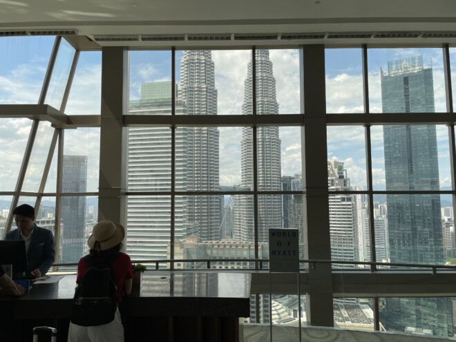 グランドハイアット クアラルンプールのチェックイン