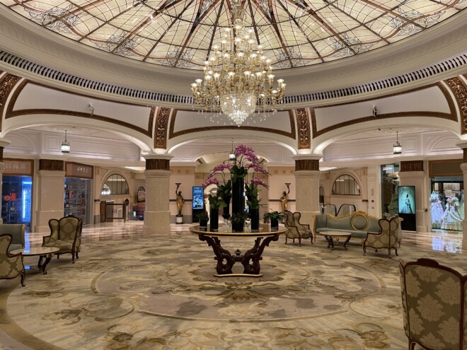 レジェンド パレス ホテル マカオのロビー