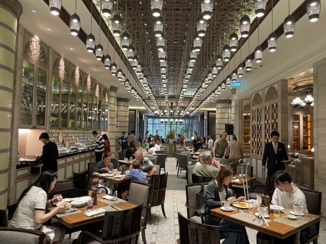 マンダリンオリエンタル クアラルンプールの朝食ビュッフェ