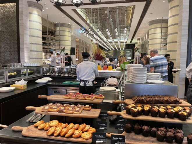 マンダリンオリエンタル クアラルンプールの朝食ビュッフェ