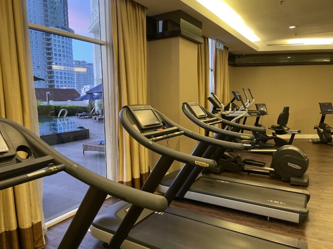 マジェスティックホテル クアラルンプールのフィットネスジム