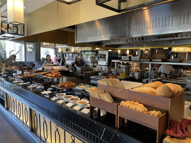 マジェスティックホテル クアラルンプールの朝食ビュッフェ