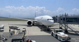 タイ航空 B777-300ER （関空→バンコク TG623）