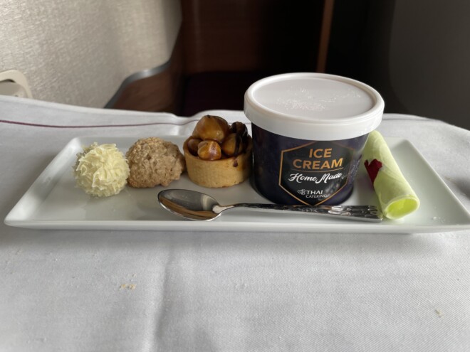 タイ航空ビジネスクラスの機内食