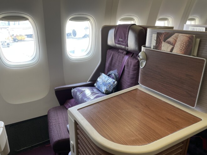 タイ航空 B777-300ER ビジネスクラス