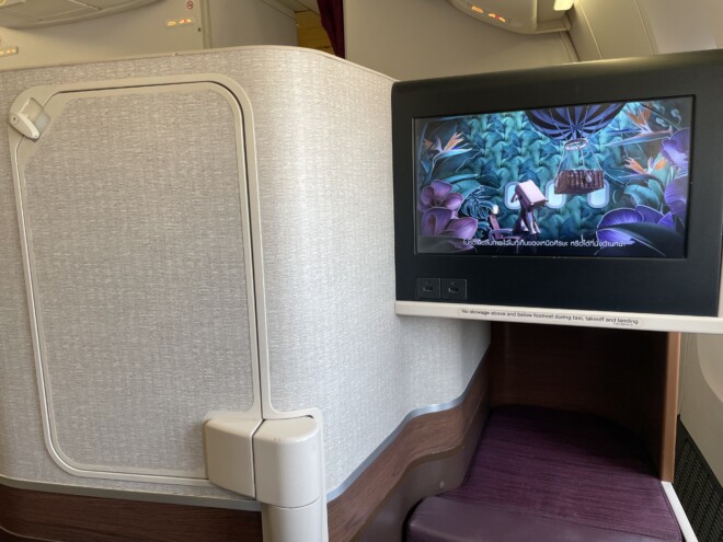 タイ航空 B777-300ER ビジネスクラス