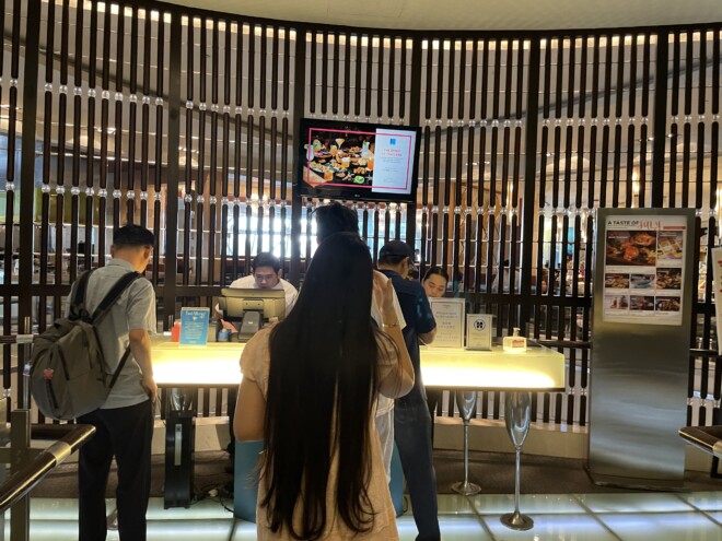ヒルトン・バンコク・グランデ・アソークの朝食会場