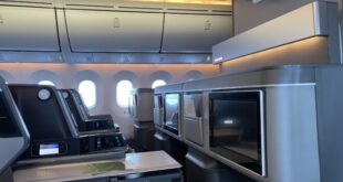 エバー航空 BR868 ビジネスクラスの座席