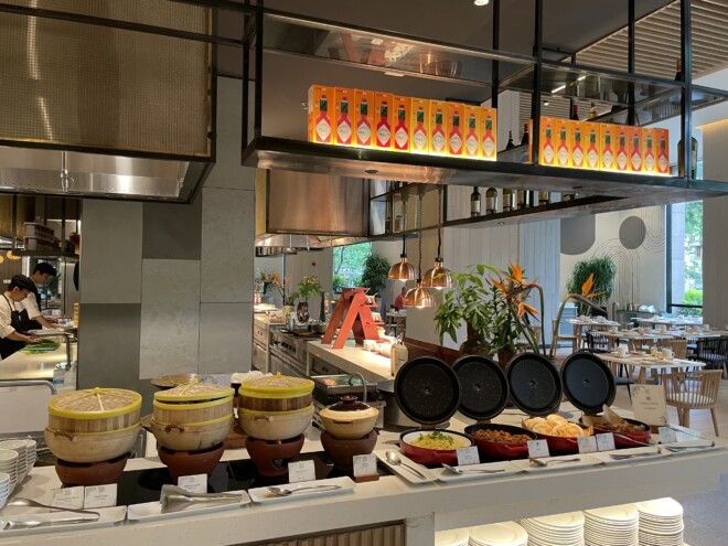 メリア ハノイの朝食会場