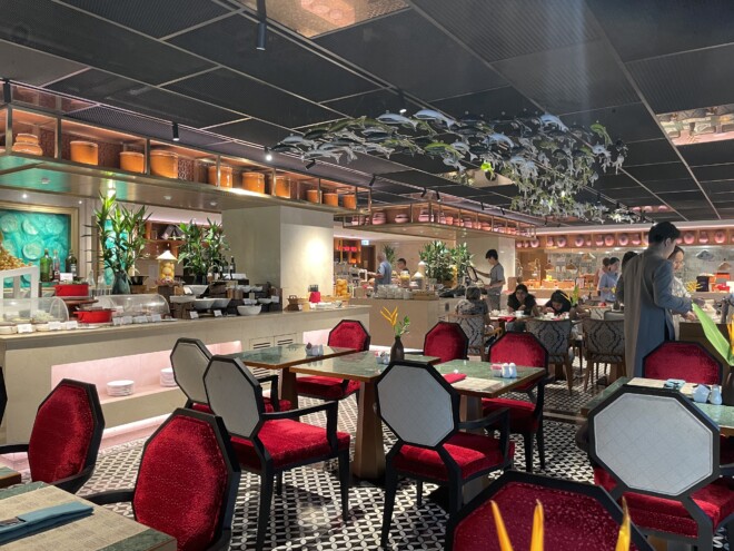 グランド メルキュール ハノイの朝食会場