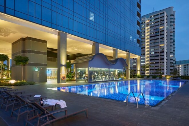 ホテル ボス（Hotel Boss）の屋外プール